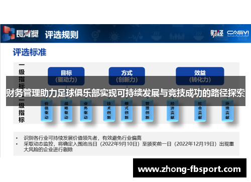 财务管理助力足球俱乐部实现可持续发展与竞技成功的路径探索